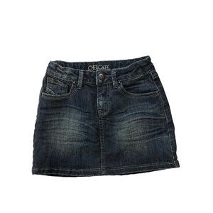 Medium Cherokee Girls Jean Denim Skirt Glitter Adjustable Waist